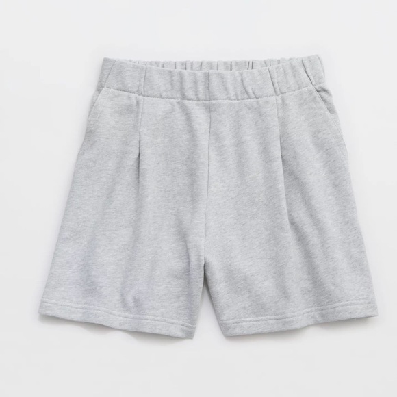 Aerie New Heights Trouser Fleece Short - Picture 3 of 4